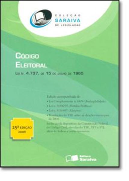 Picture of CODIGO ELEITORAL - 25ª EDICAO