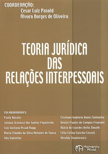 Picture of TEORIA JURIDICA DAS RELACOES INTERPESSOAIS