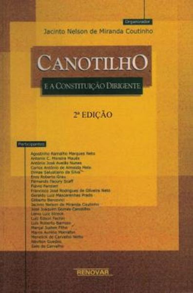 Picture of CANOTILHO E A CONSTITUICAO DIRIGENTE - 2ª ED