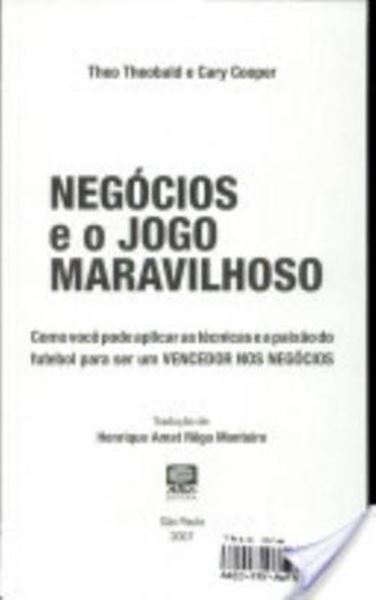 Picture of NEGOCIOS E O JOGO MARAVILHOSO