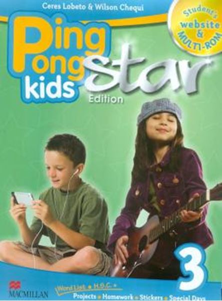 Picture of PING PONG KIDS STAR EDITION 3 - STUDENT´S BOOK WITH MULTI-ROM AND WEBSITE CODE