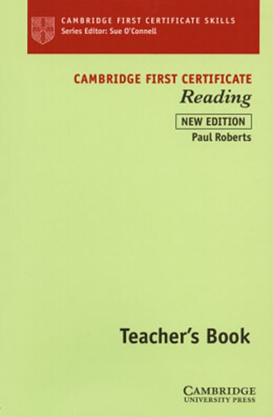 Picture of CAMBRIDGE FIRST CERTIFICATE READING - TEACHER`S BOOK