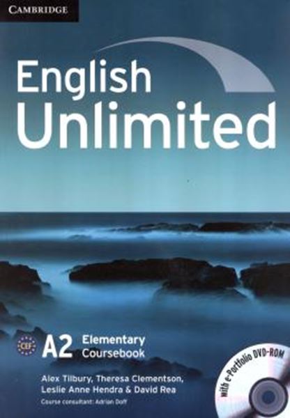 Picture of ENGLISH UNLIMITED ELEMENTARY CB WITH DVD-ROM - 1ST ED