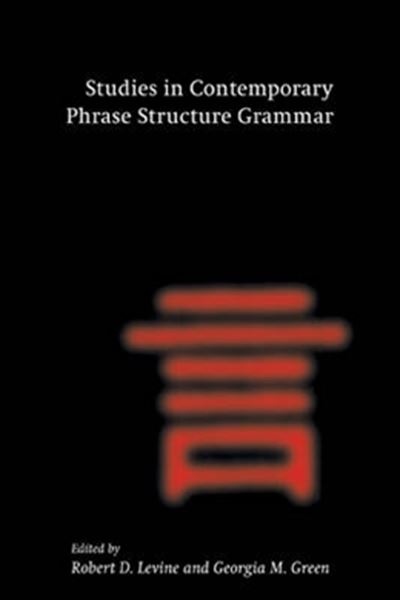 Picture of STUDIES IN CONTEMPORARY PHRASE STRUCTURE GRAMMAR