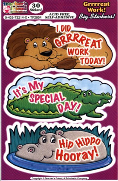 Picture of GRRRREAT WORK TODAY ! BIG STICKERS