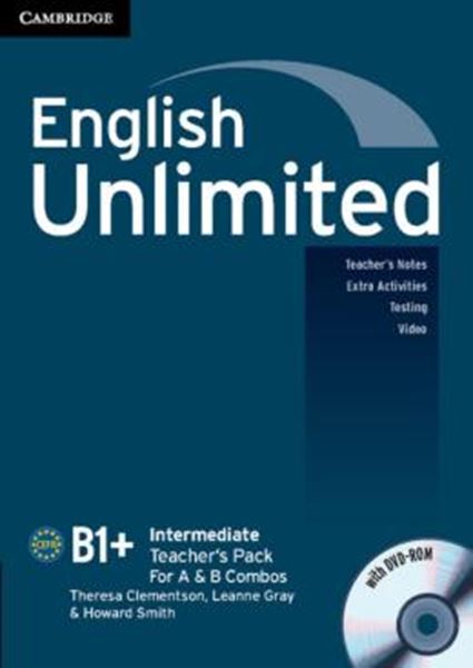 Picture of ENGLISH UNLIMIED INTERMEDIATE A AND B TB WITH DVD- ROM