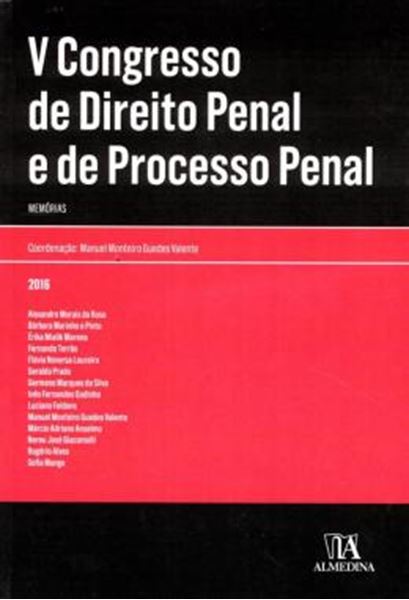 Picture of V CONGRESSO DE DIREITO PENAL E DE PROCESSO PENAL - MEMORIAS