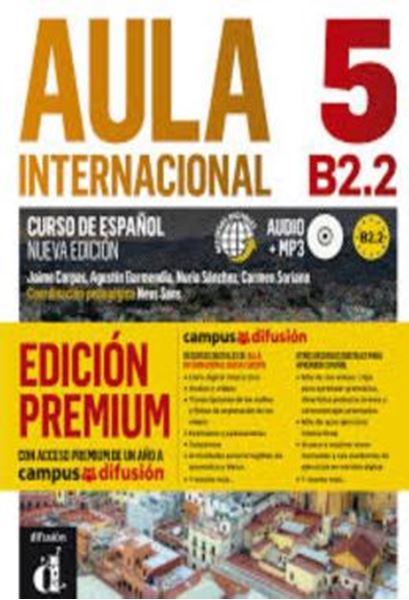 Picture of AULA INTERNACIONAL 5 - LIBRO DEL ALUMNO B2.2 - EDICION PREMIUM - N/E - 2ª ED