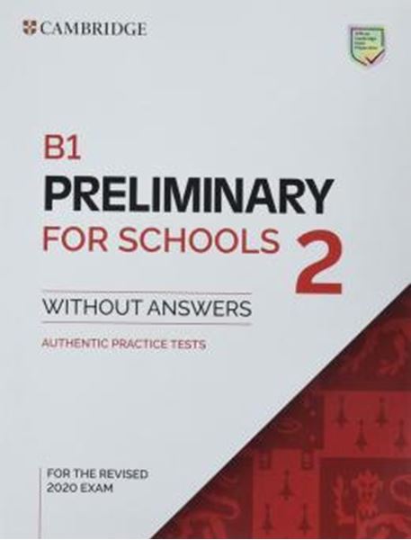 Picture of B1 PRELIMINARY FOR SCHOOLS 2 STUDENT´S BOOK WITHOUT ANSWERS