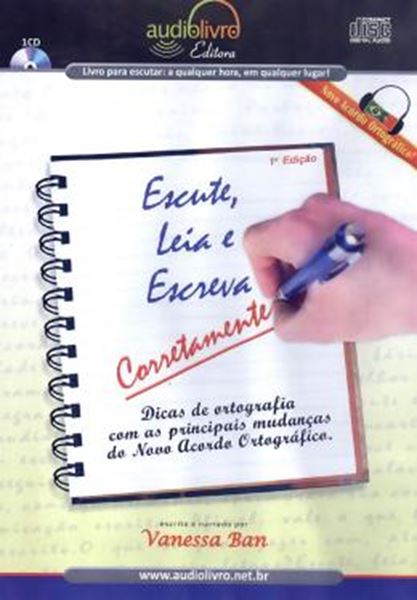 Picture of ESCUTE, LEIA E ESCREVA CORRETAMENTE - AUDIOLIVRO
