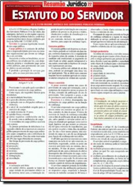 Picture of RESUMAO - ESTATUTO DO SERVIDOR