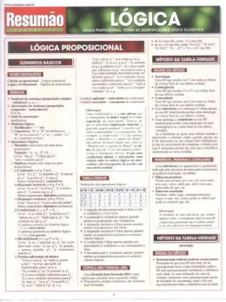 Picture of RESUMAO - LOGICA