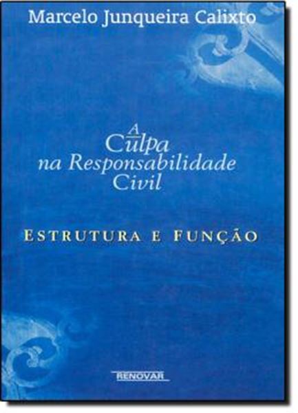 Picture of CULPA NA RESPONSABILIDADE CIVIL, A ESTRUTURA E FUNCAO