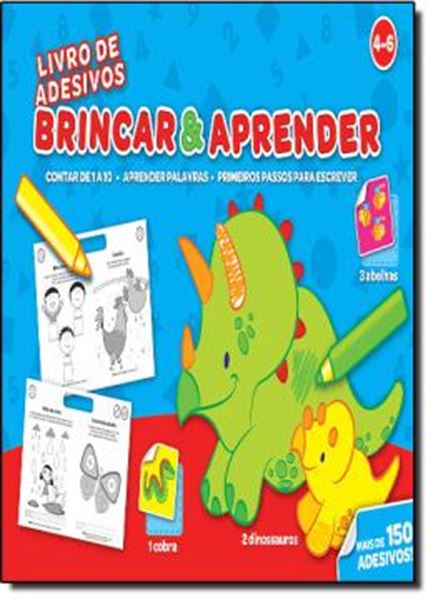 Picture of BRINCAR  APRENDER 4-6 -  LIVRO DE ADESIVOS 