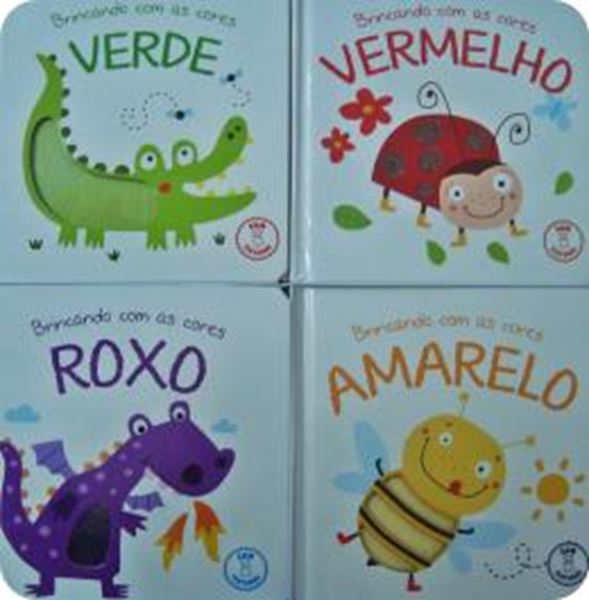 Picture of BOX AZUL - BRINCANDO COM AS CORES - VERDE, VERMELHO, ROXO E AMARELO