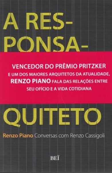 Picture of RENZO PIANO - A RESPONSABILIDADE DO ARQUITETO