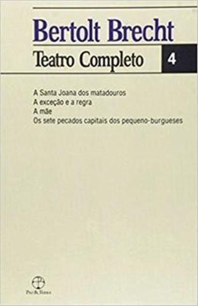 Picture of BERTOLT BRECHT - TEATRO COMPLETO - VOL. 04