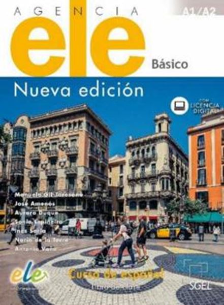 Picture of AGENCIA ELE BASICO (A1-A2) - LIBRO DE CLASE + LICENCIA DIGITAL - NUEVA EDICION