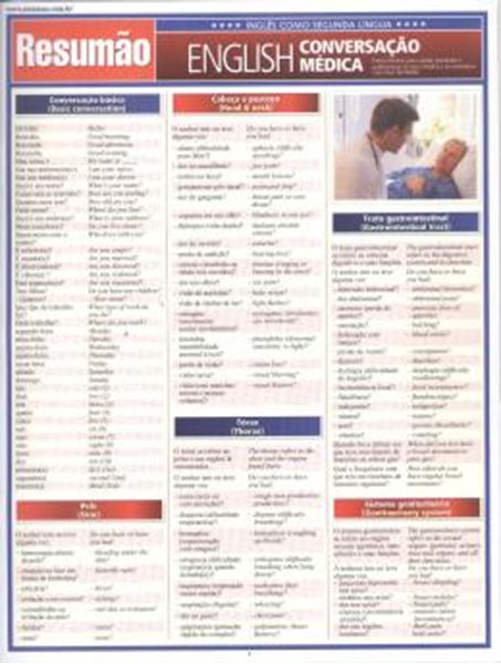 Picture of RESUMAO - ENGLISH CONVERSACAO MEDICA