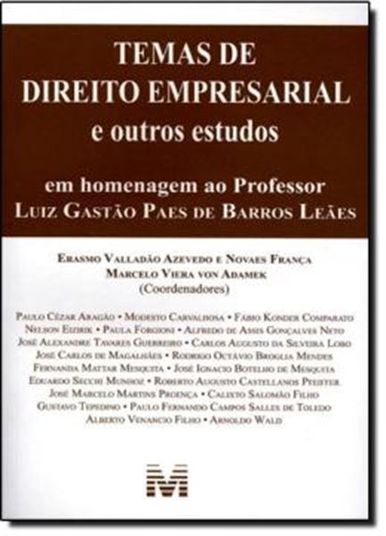 Picture of TEMAS DE DIREITO EMPRESARIAL - HOMENAGEM AO PROFESSOR LUIZ GASTAO