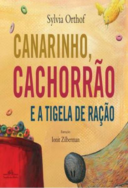 Picture of CANARINHO, CACHORRAO A A TIJELA DE RACAO