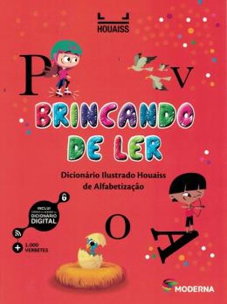Picture of BRINCANDO DE LER - DICIONARIO ILUSTRADO HOUAISS DE ALFABETIZACAO