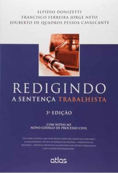 Picture of REDIGINDO A SENTENCA TRABALHISTA - 3ª ED