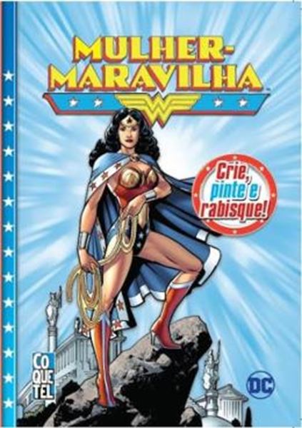 Picture of CRIE, PINTE E RABISQUE - MULHER MARAVILHA