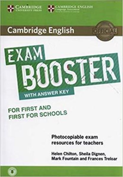 Picture of CAMBRIDGE ENGLISH EXAM BOOSTER FOR FIRST AND FIRST FOR SCHOOLS WITH ANSWER KEY WITH AUDIO - PHOTOCOPIABLE EXAM RESOURCES FOR TEACHERS