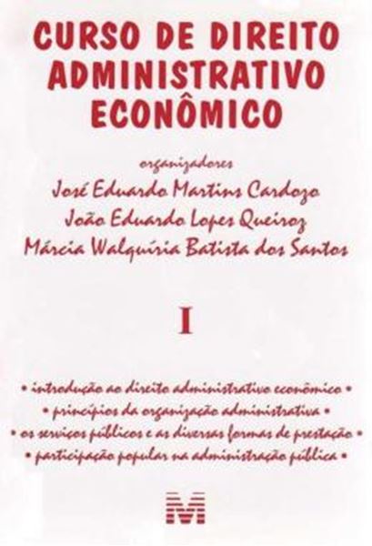 Picture of CURSO DE DIREITO ADMINISTRATIVO ECONOMICO - VOLUME 1