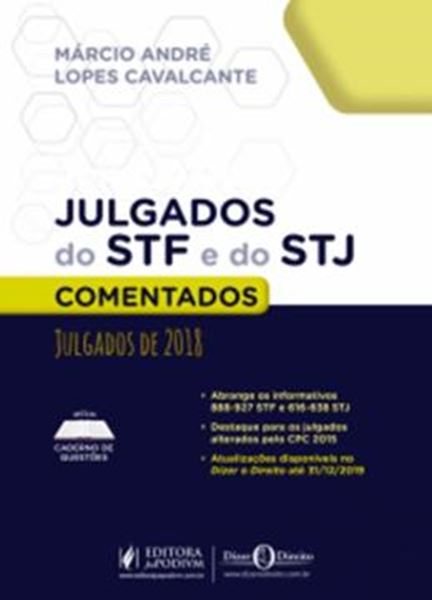 Picture of PRINCIPAIS JULGADOS DO STF E DO STJ COMENTADOS - JULGADOS DE 2018 - 3ª ED