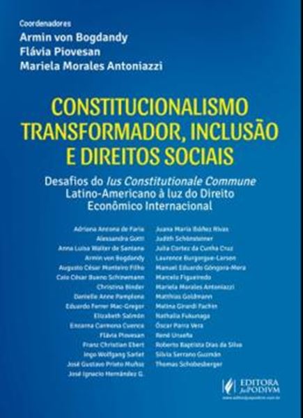 Picture of CONSTITUCIONALISMO TRANSFORMADOR, INCLUSAO E DIREITOS SOCIAIS