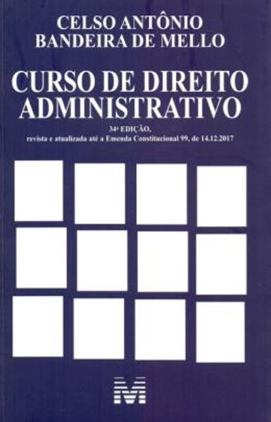 Picture of CURSO DE DIREITO ADMINISTRATIVO - 34ª ED