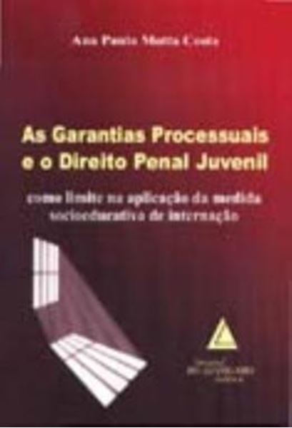 Picture of AS GARANTIAS PROCESSUAIS E O DIREITO PENAL JUVENIL - COMO LIMITE NA APLICACAO DA MEDIDA SOCIOEDUCATIVA DE INTERNACAO