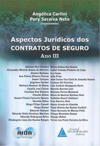 Picture of ASPECTOS JURIDICOS DOS CONTRATOS DE SEGURO - ANO III