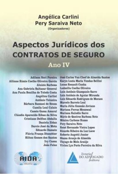 Picture of ASPECTOS JURIDICOS DOS CONTRATOS DE SEGURO - ANO IV