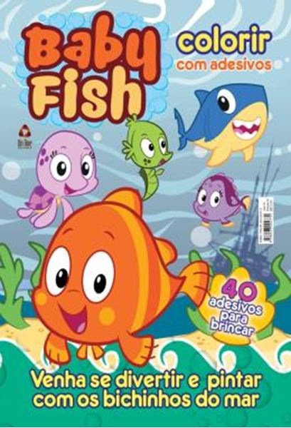 Picture of BABY FISH - COLORIR COM ADESIVOS