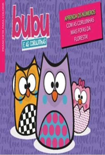 Picture of BUBU E AS CORUJINHAS - PRANCHETA PARA COLORIR