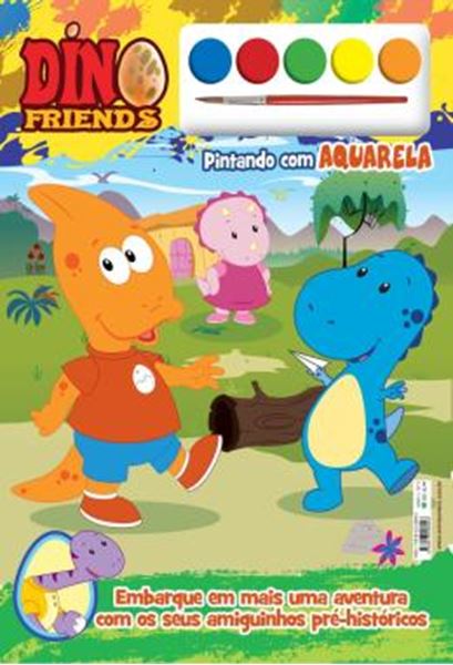 Picture of DINO FRIENDS - PINTANDO COM AQUARELA