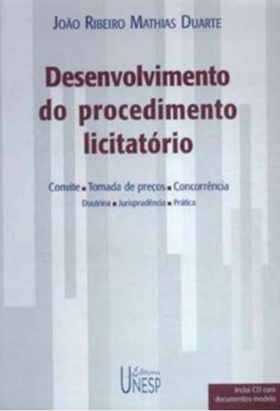 Picture of DESENVOLVIMENTO DO PROCEDIMENTO LICITATORIO (COM CD) - VOLUME  - CONVITE, TOMADA DE PRECOS, CONCORRENCIA, DOUTRINA, JURISPRUDENCIA E PRATICA