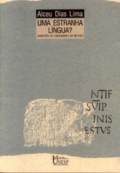 Picture of UMA ESTRANHA LINGUA?