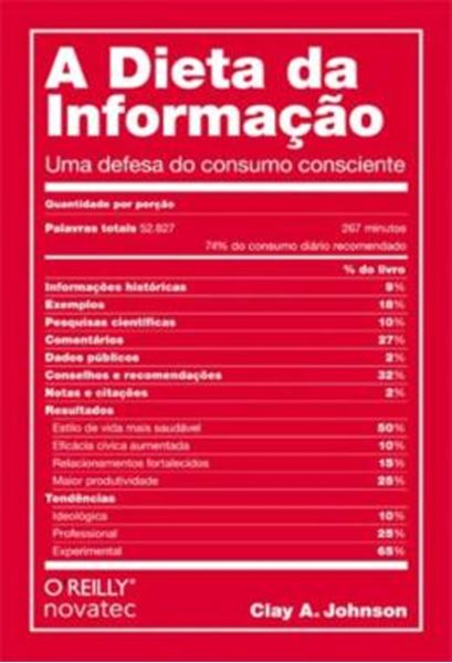 Picture of A DIETA DA INFORMACAO - UMA DEFESA DO CONSUMO CONSCIENTE