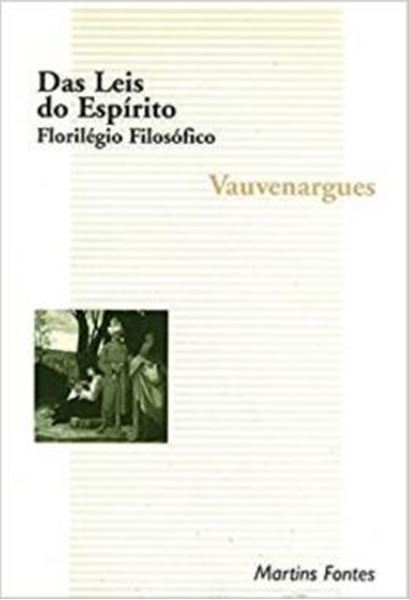 Picture of DAS LEIS DO ESPIRITO - FLORILEGIO FILOSOFICO