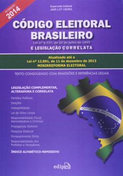 Picture of CODIGO ELEITORAL BRASILEIRO E LEGISLACAO CORRELATA