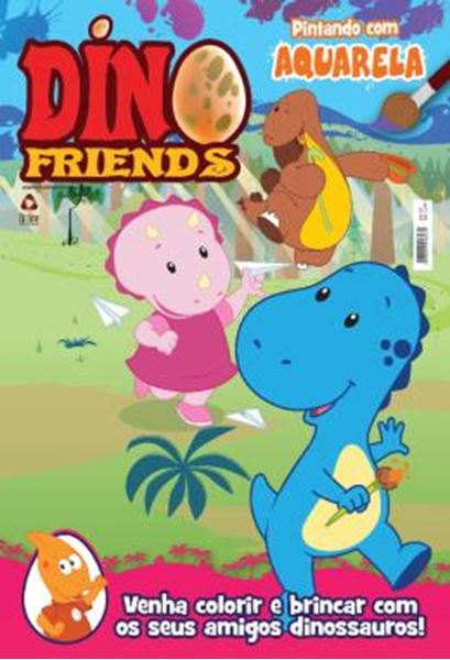 Picture of DINO FRIENDS PINTANDO COM AQUARELA 02
