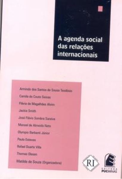 Picture of A AGENDA SOCIAL DAS RELACOES INTERNACIONAIS - VOLUME  - 
