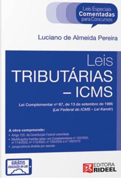 Picture of LEIS TRIBUTARIAS - ICMS - VOLUME  - 