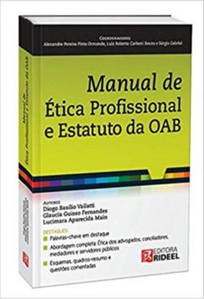 Picture of MANUAL DE ETICA PROFISSIONAL E ESTATUTO DA OAB - VOLUME  - 