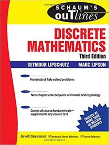Picture of SCHAUMS OUTLINE OF DISCRETE MATHMATICS - 3RD ED