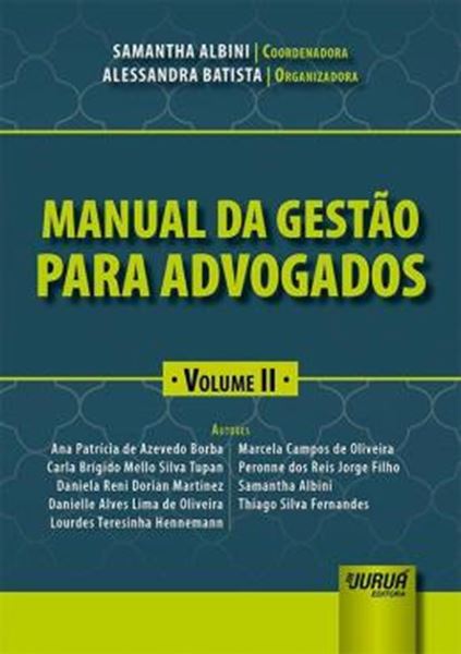 Picture of MANUAL DA GESTAO PARA ADVOGADOS - VOLUME II